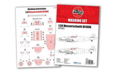 Airfix 1:24 A65009 Masking Set Messerschmitt Bf109G-5/G-6 - NEU