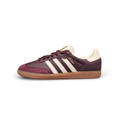 adidas Samba OG Maroon Gold Metallic (Womens) - 36