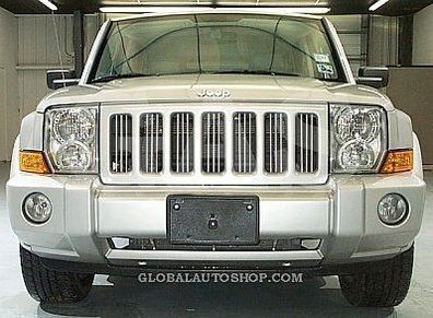 Jeep Commander – Verchromte Zierleisten Kühlergrill Chrom Stoßstangenattrappen Tuning