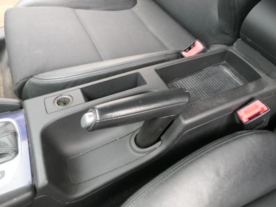 Audi A3 8P Handbremse Feststellbremse schwarz Leder Griff 8P0711303C Leder