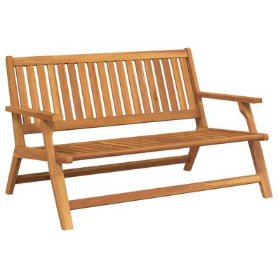 vidaXL Relax Bank Braun 122 x 78 x 73 cm Massivholz Akazie