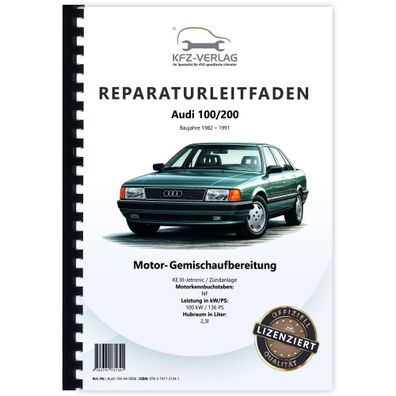 Audi 100/200 (82-91) 2,3l Benziner KE III-Jetronic Zündanlage Reparaturanleitung