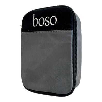 Etui für boso medicus exclusive grau/schwarz
