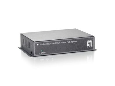 LevelOne POS-4002 24V AC High Power PoE Splitter