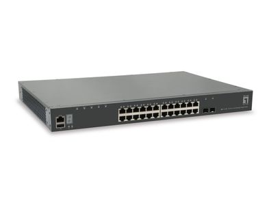 LevelOne 28-Port L3 Manag. GiB Switch 2 SFP+ 1 x 10GiB