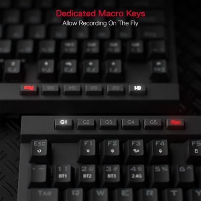 Redragon K580 PRO Kabellose RGB Gaming-Tastatur, 3-Modi 104 Tasten, Hot-Swap, Linear