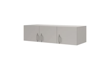 Schrankaufsatz BRAGA BRN2S Möbelaufsatz 150 x 40 x 60 cm 4 türiger - Platingrau