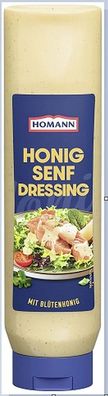 Homann Salatdressing Honig-Senf 875 ml