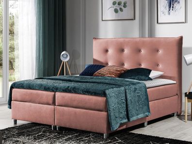 Boxspringbett Nebia Größenauswahl Modern Design Doppelbett Schlafzimmer