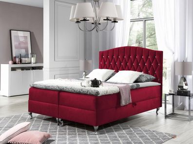 Boxspringbett Puerto Bett Modern Design Doppelbett Größenauswahl Schlafzimmer