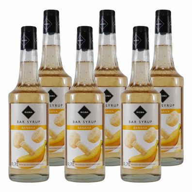 Rioba Banana (Banane) Syrup (6 x 0,7L)