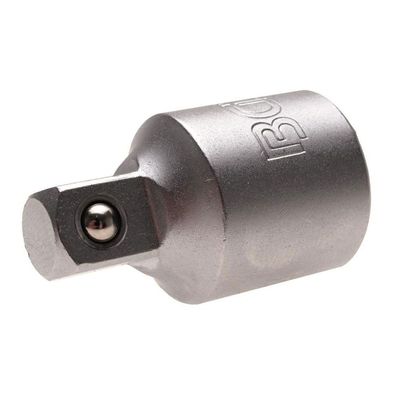 Adapter, matt verchromt, 10 (3/8) außen - 12,5 (1/2) innen