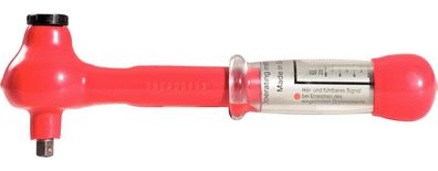 3/8" Mini Drehmomentschlüssel mit Schutzisolierung und Umschalt-Ratschenkopf, 5-25Nm