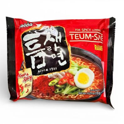Paldo Instantnudeln Teumsae Ramyun Scharf 120g