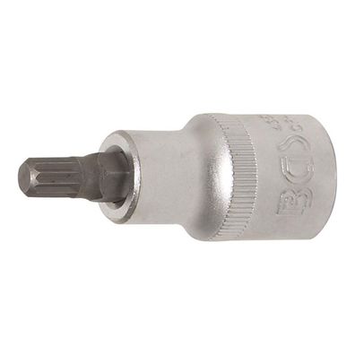 Bit-Einsatz, Innenvielzahn, 12,5 (1/2), 53 mm lang, M8