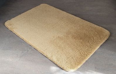 Sunhill Sunrise Naturbeige Badteppich Hochflor| 60x100cm | waschbar | ohne Latex