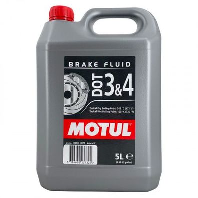 Motul DOT 3 & 4 Bremsflüssigkeit 5 Liter
