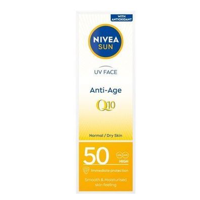 Nivea Sun UV Gesicht Anti-Age Q10 Sonnenschutz SPF50, 50ml