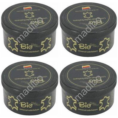 32,80 Euro pro 1 Liter 4 x Bio Universal-Lederbalsam reinigt pflegt Schuhe Lederbekle