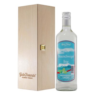 Blume Braunschweiger Brise Pfefferminz-Likör mit Geschenk-HK