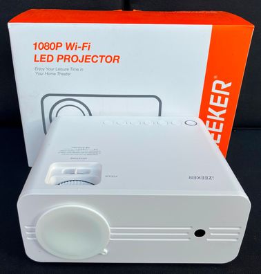 iZeeker iPL310 Beamer 4K Heimkino 10000 Lumen Full HD 1080P WiFi Projektor NEU!