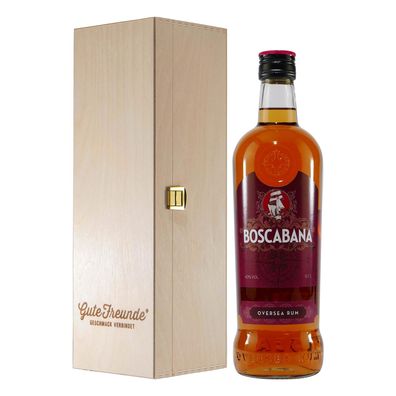 Boscabana Oversea Rum mit Geschenk-Holzkiste