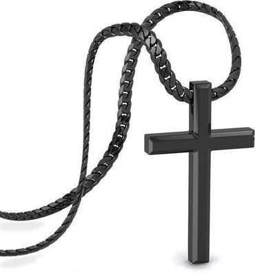 Serasar herren edelstahl halskette "faith" mit magnetverschluss, mit geschenkbox