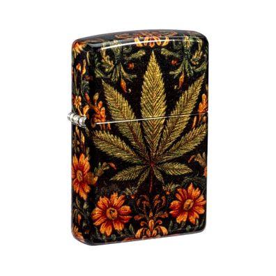 Zippo Benzin-Feuerzeug color 540° Leaf and Flower, unbefüllt 60007737