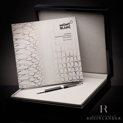 Montblanc Great Masters Special Edition Alligator Leather Rollerball ID 119692