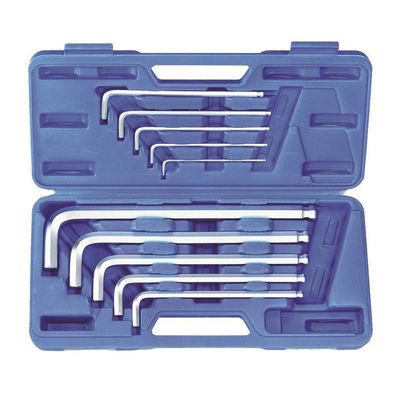BGS-795 Winkelschlüssel-Satz Maxi Innen-6-Kant 3x130-17x340 mm 10-tlg