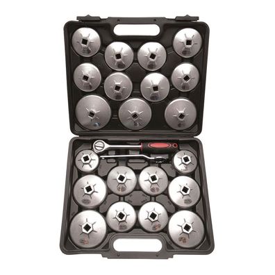BGS-1035 Ölfilterkappen-Satz aus Aluminium-Druckguss 23-tlg