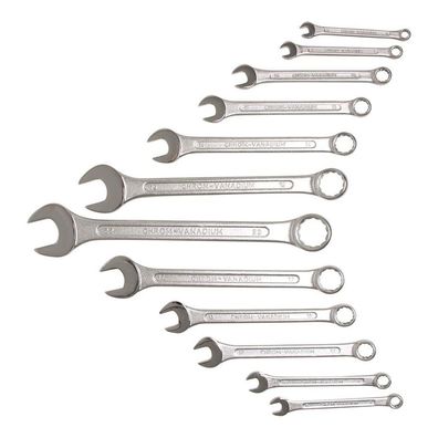 BGS-1194 Maul-Ringschlüssel-Satz, DIN 3113, 6-22 mm, 12-tlg