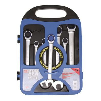 BGS-1596 Ratschen-Ringschlüssel-Satz 8-19 mm 7-tlg