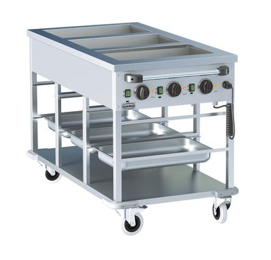 Bain-Marie Wagen 3/1