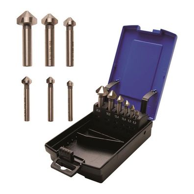 BGS-1997 Kegelsenker Sortiment, HSS, DIN 335 Form C, 6-tlg