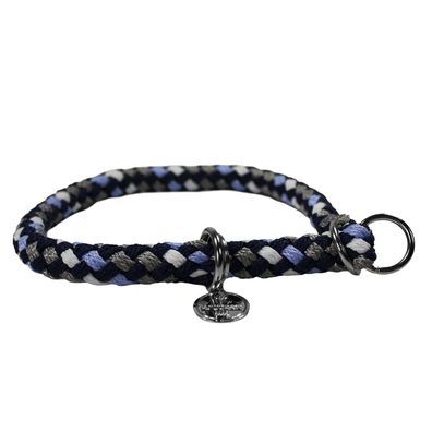 EQuest Hunde-Halsband mit Zugstop - Ultimo Blue Boy, 55 cm