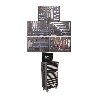 BGS-4088 Werkstattwagen Profi Standard Maxi komplett mit 243 Werkzeugen