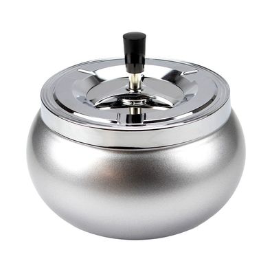 Schleuderaschenbecher Jumbo chrom/silber matt, Ø 20cm