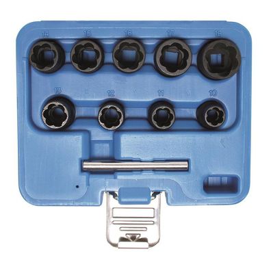 BGS-5265 Spezial-Steckschlüssel-Einsätze 10 (3/8) 10-19 mm 10-tlg