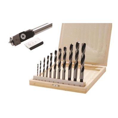 BGS-50403 Holzbohrer + Zentrumbohrer-Satz, 13-tlg