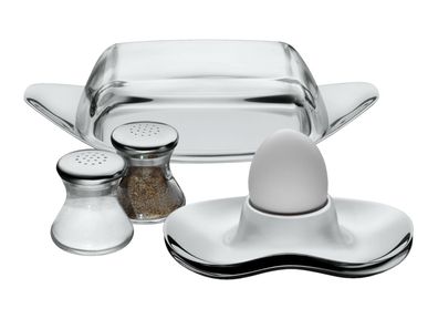 WMF Wagenfeld Butterdose, 22 x 11 cm 3201000915 4000530457653