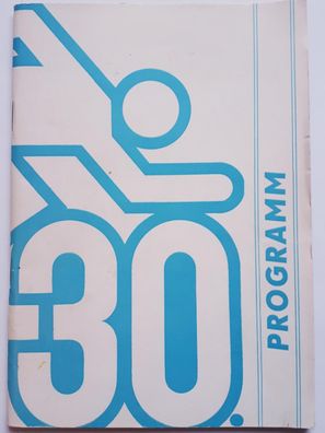 DDR Programmheft 30. Meisterschaften Leichtathletik August 1979 Karl-Marx-Stadt