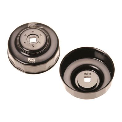 Ölfilterkappe 80 mm x 15-Kant