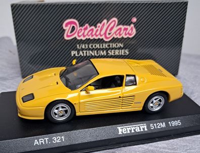 Ferrari 512 M , gelb, Detail Cars