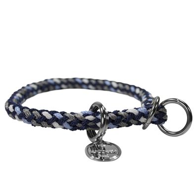 EQuest Hunde-Halsband mit Zugstop - Ultimo Blue Boy, 35 cm