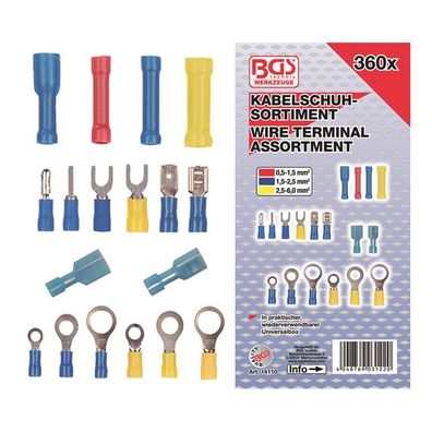 BGS-14110 Kabelschuh-Sortiment 360-tlg