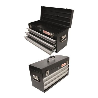 BGS-3312 Metall Werkzeugkoffer, leer, 3 Schubladen
