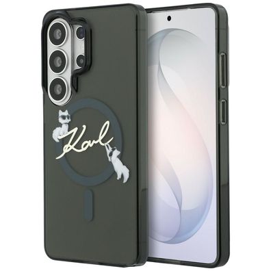 Karl Lagerfeld Galaxy S26 Ultra transparent schwarz MagSafe Katze Logo