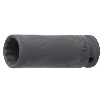 BGS-5353 Kraft-Steckschlüssel-Einsatz, 12-Kant, 21 mm, 12,5 (1/2)