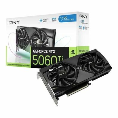 PNY RTX5060 TI VERTO OC Dual Fan, 8GB GDDR7 HDMI 3xDP